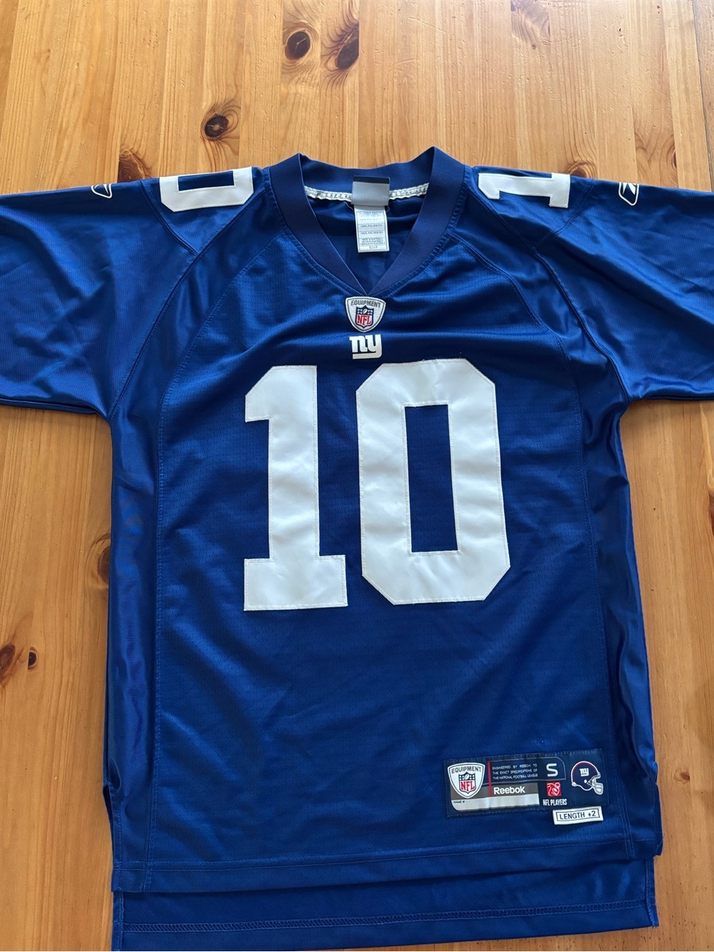 Reebok New York Giants Blue #10 Manning NFL Jersey